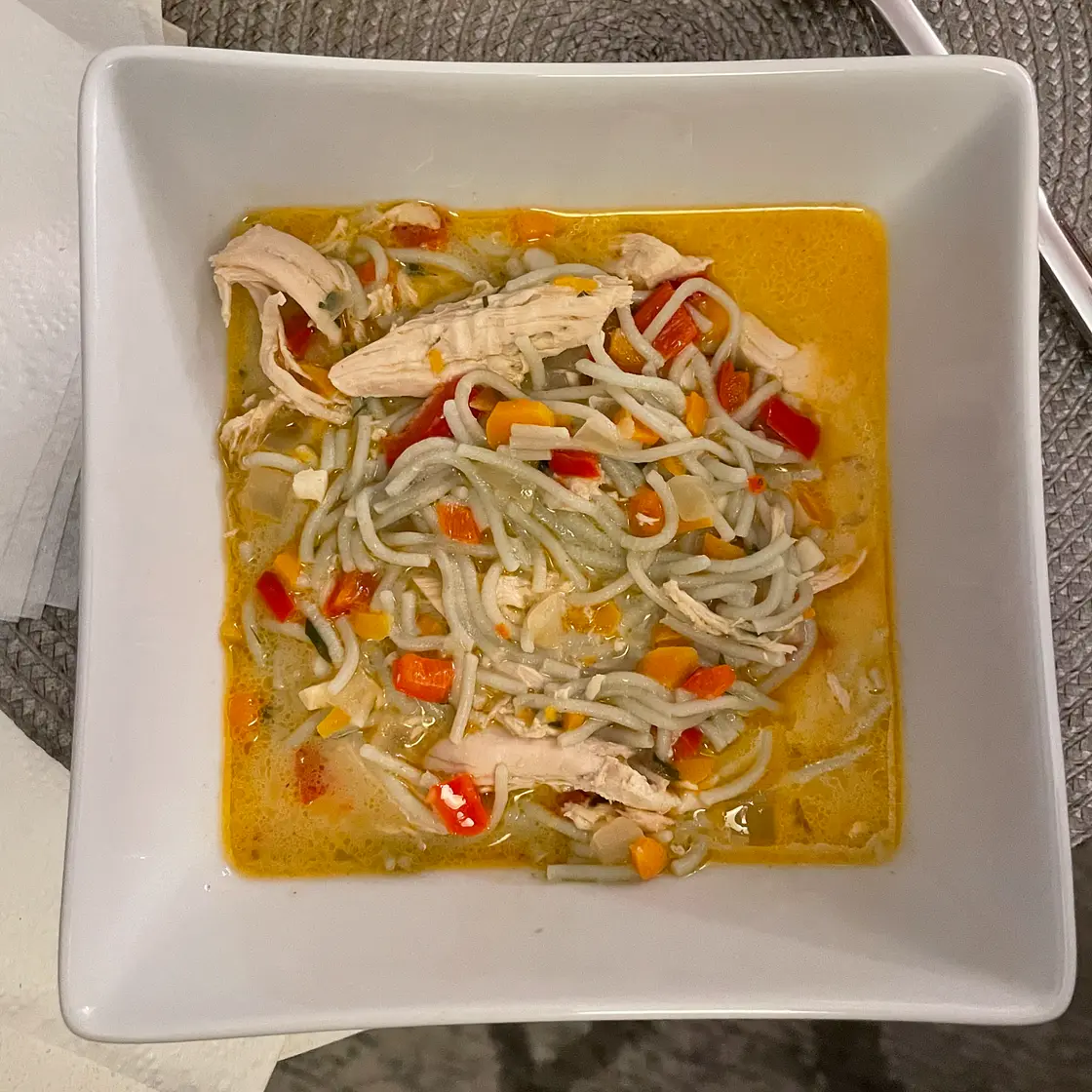 Creamy Chicken Ramen Soup