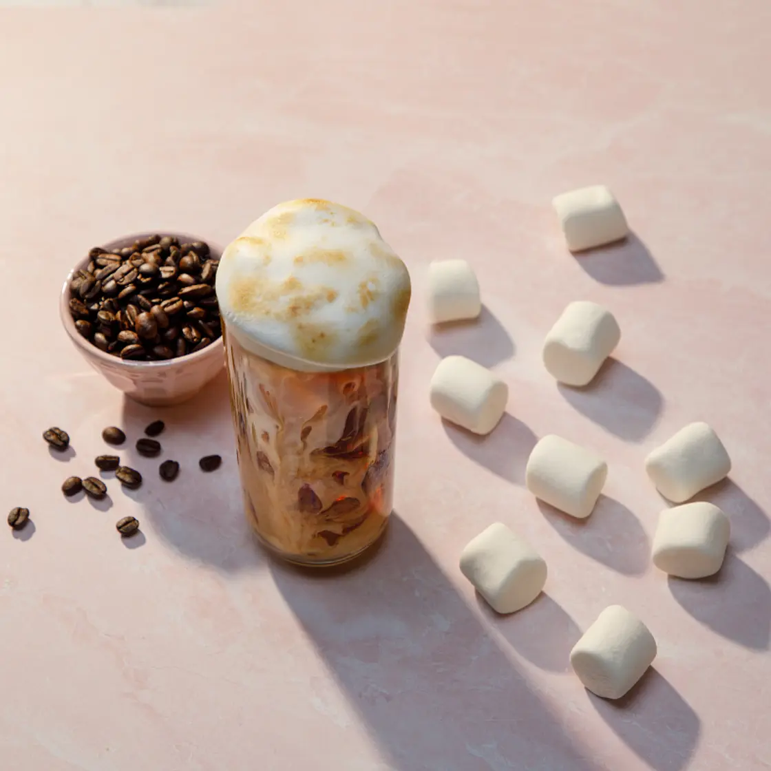 Toasted Marshmallow Iced Coffee