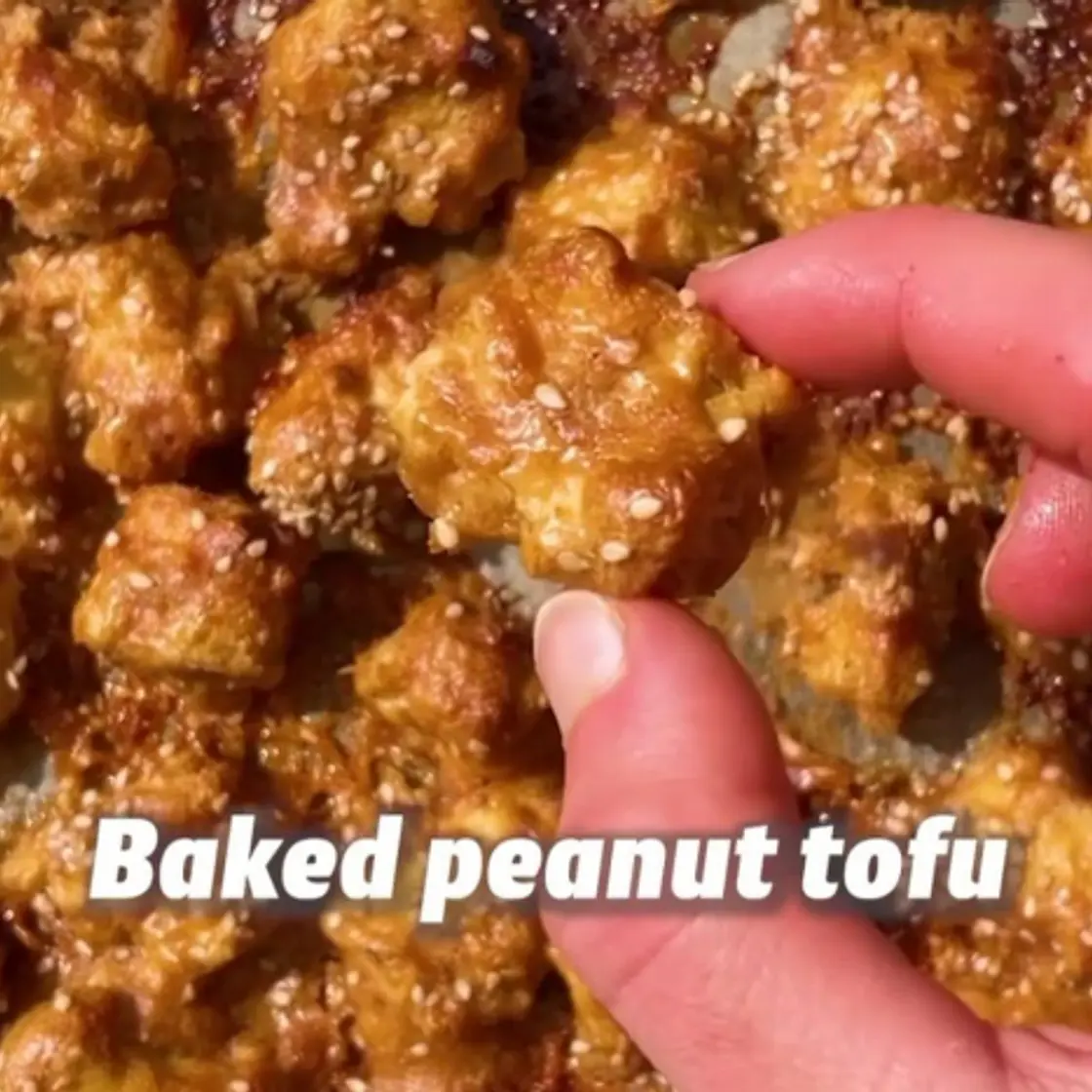 Tofu au beurre de cacahuète