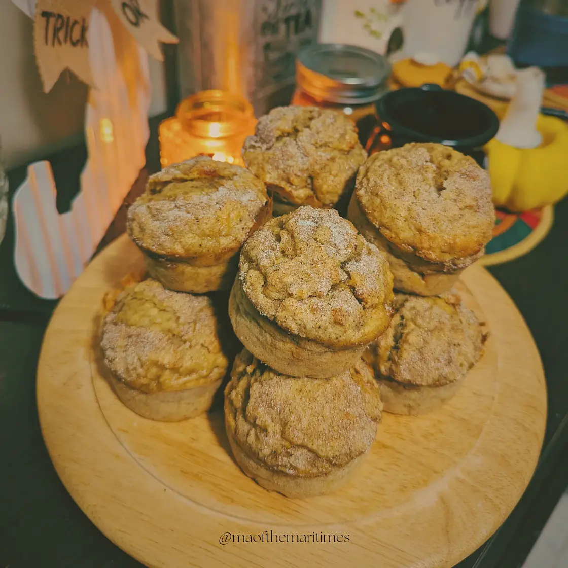 Snickerdoodle Banana Muffins
