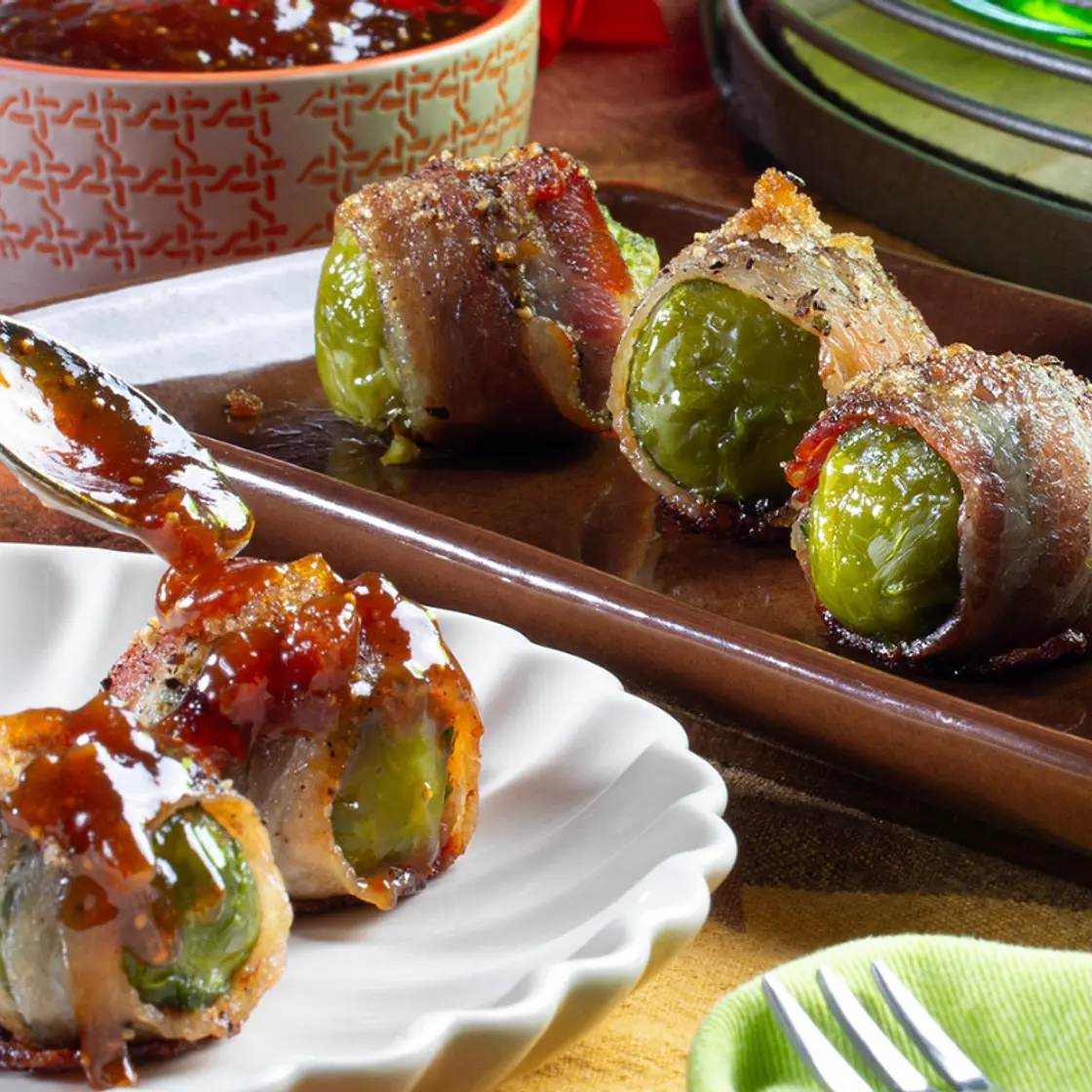 Bacon Wrapped Brussel Sprouts