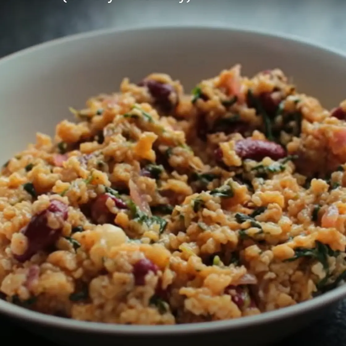 Kidney spinach oats