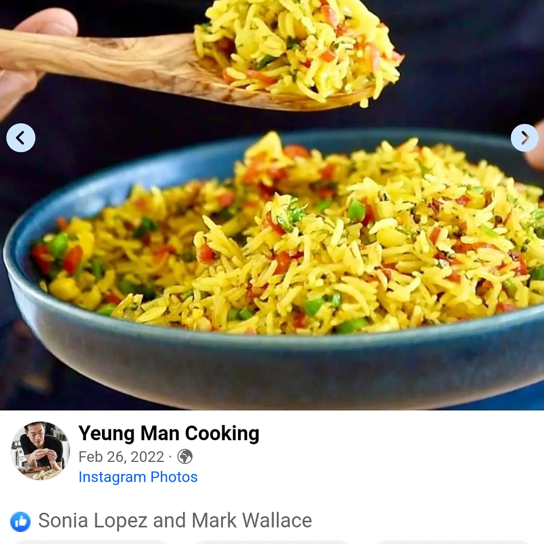 Quick garlic turmeric rice
