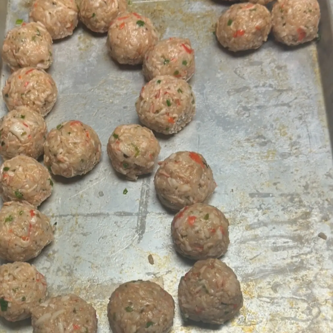 Delicious Crab Rice Balls