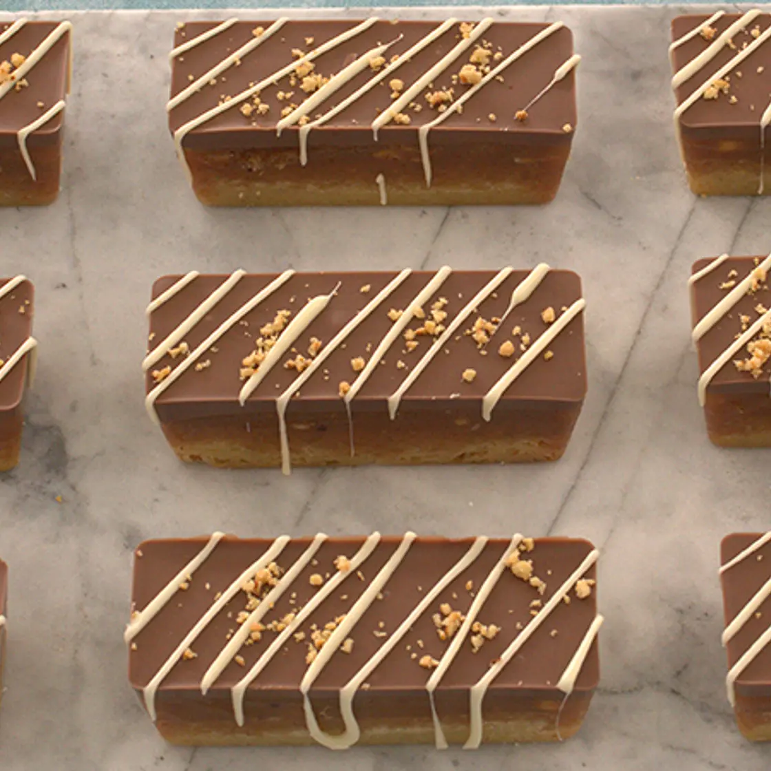 Liam Charles's Peanut Millionaires Shorbread
