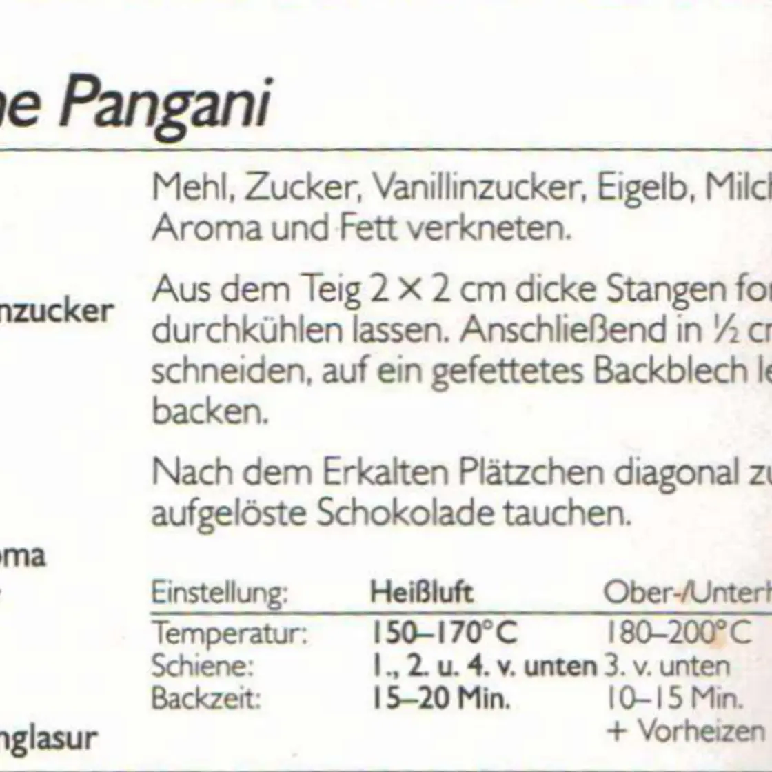 Italian pangani