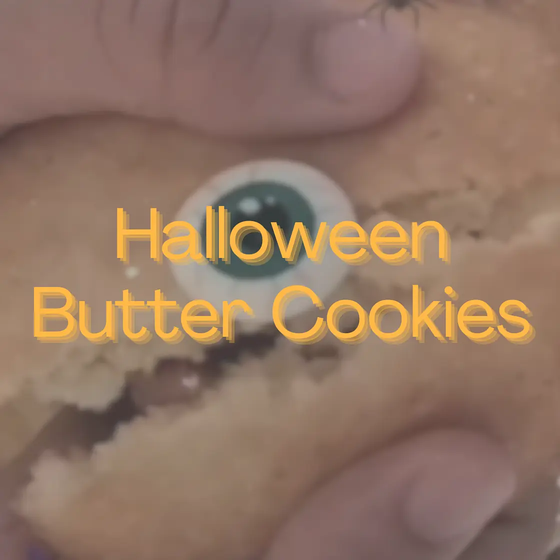 Halloween Butter Cookies