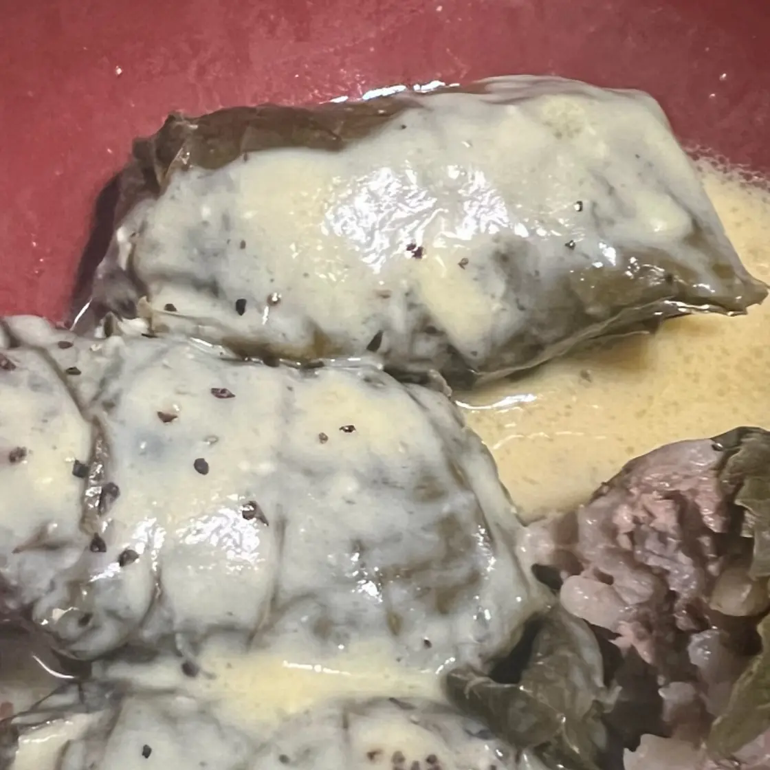 Beef Dolmas with Zesty Yogurt Sauce