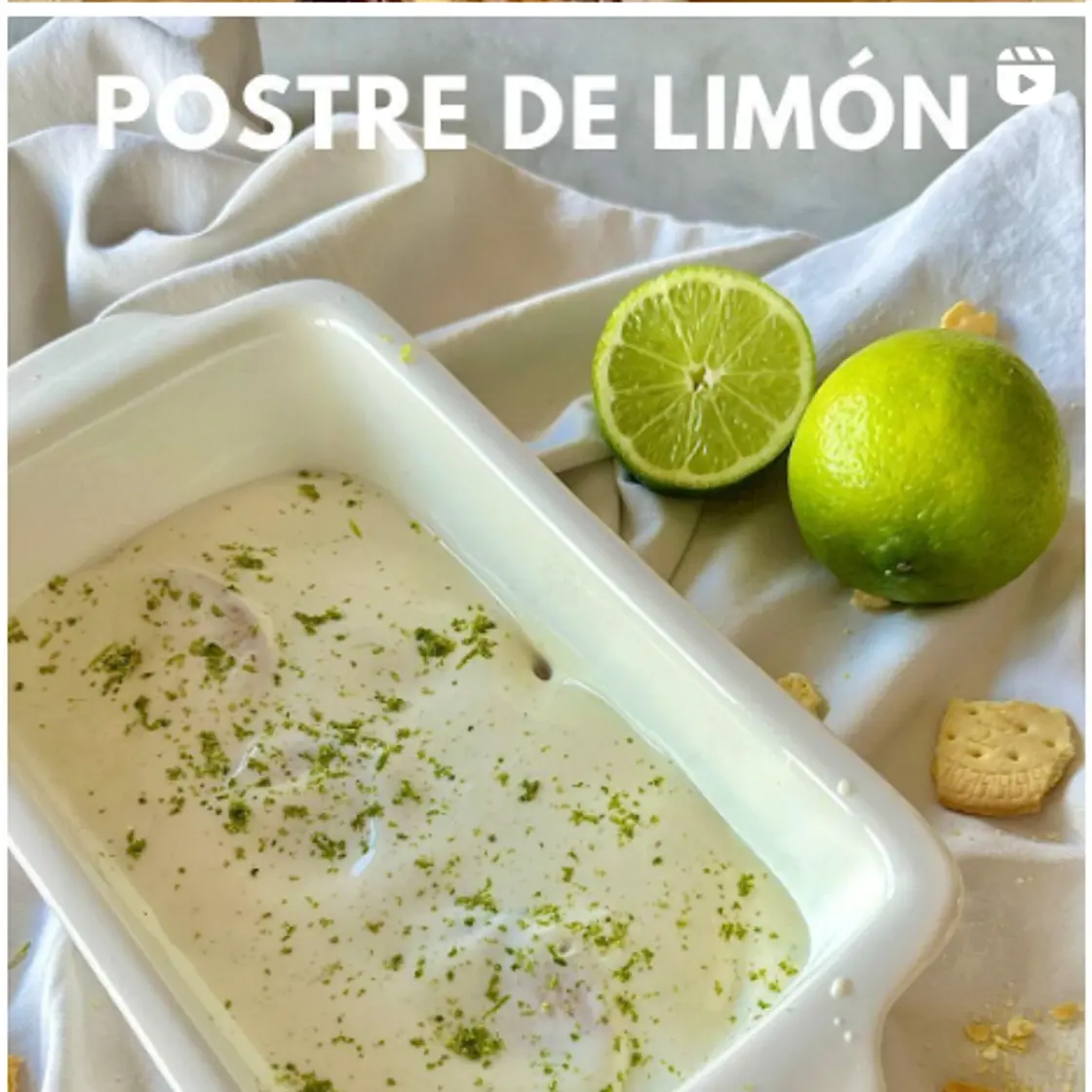 Postre de limon saludable