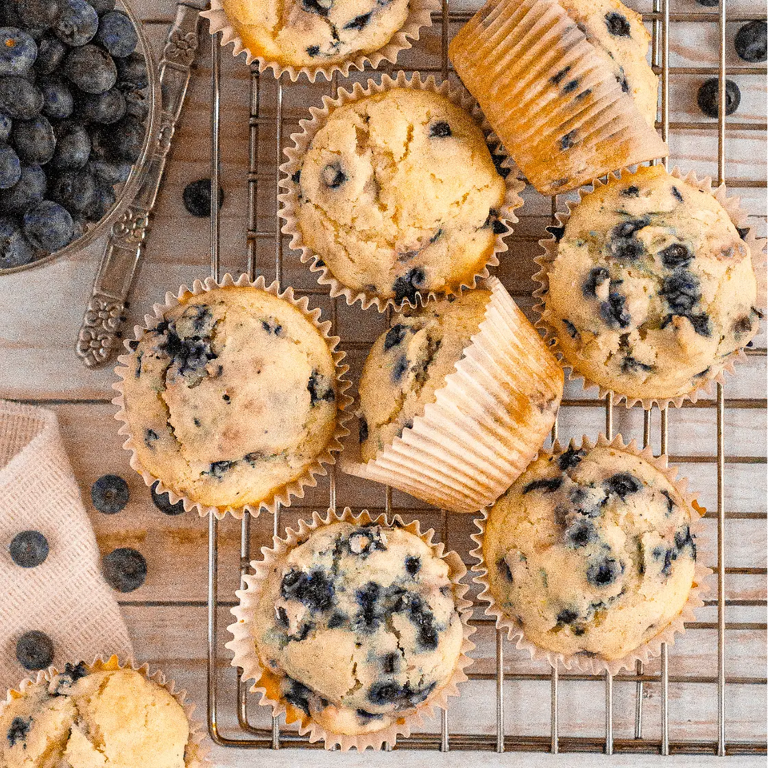 Dairy-Free Blueberry Muffins (Gluten-Free)