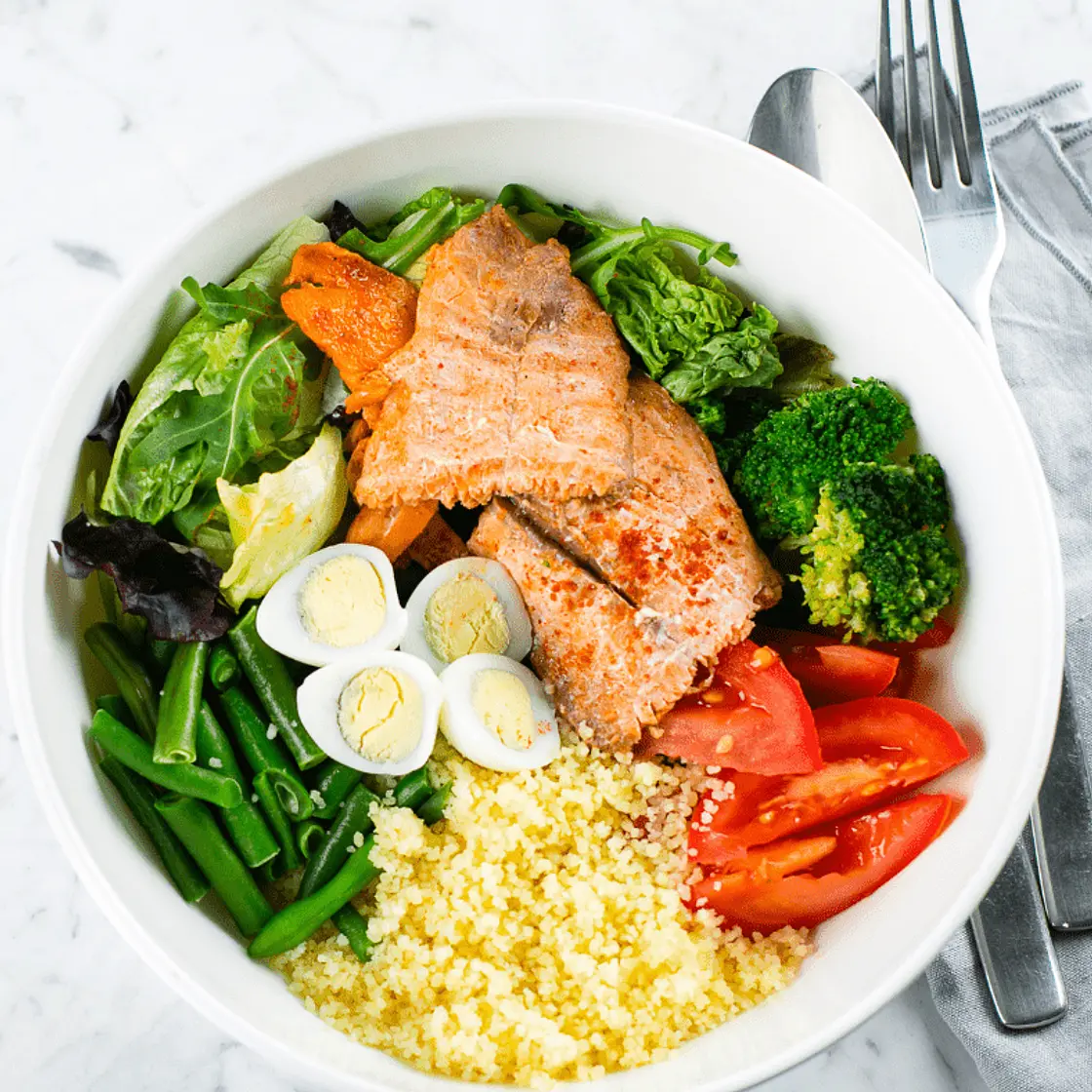 French-inspired buddha bowl