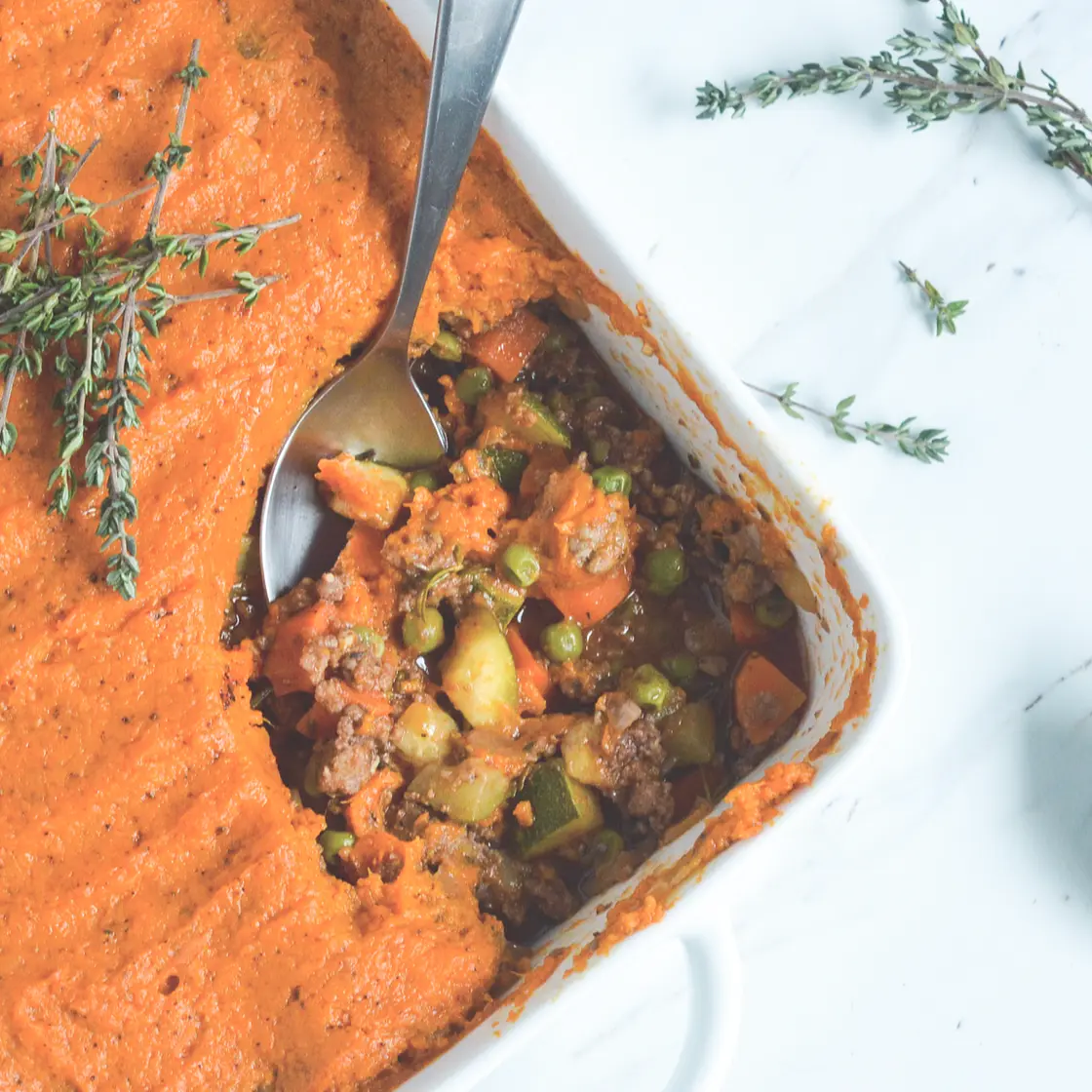 sweet potato shephard's pie
