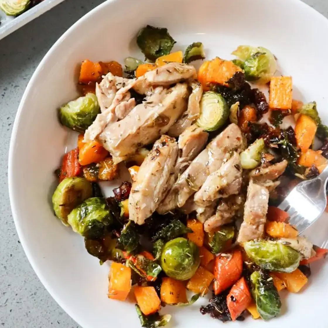 Rosemary Chicken and roasted veggies
