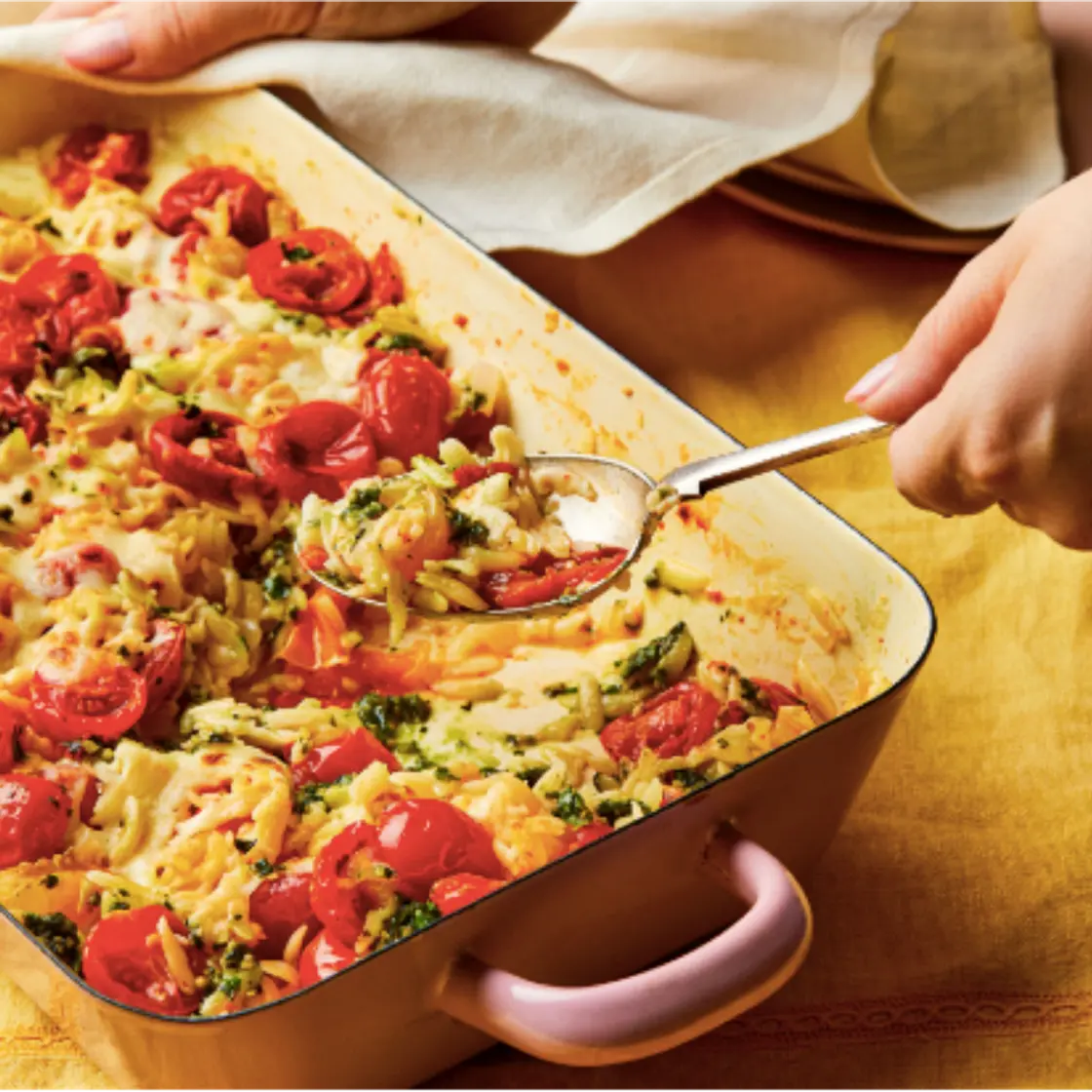 Caprese Pesto Orzo