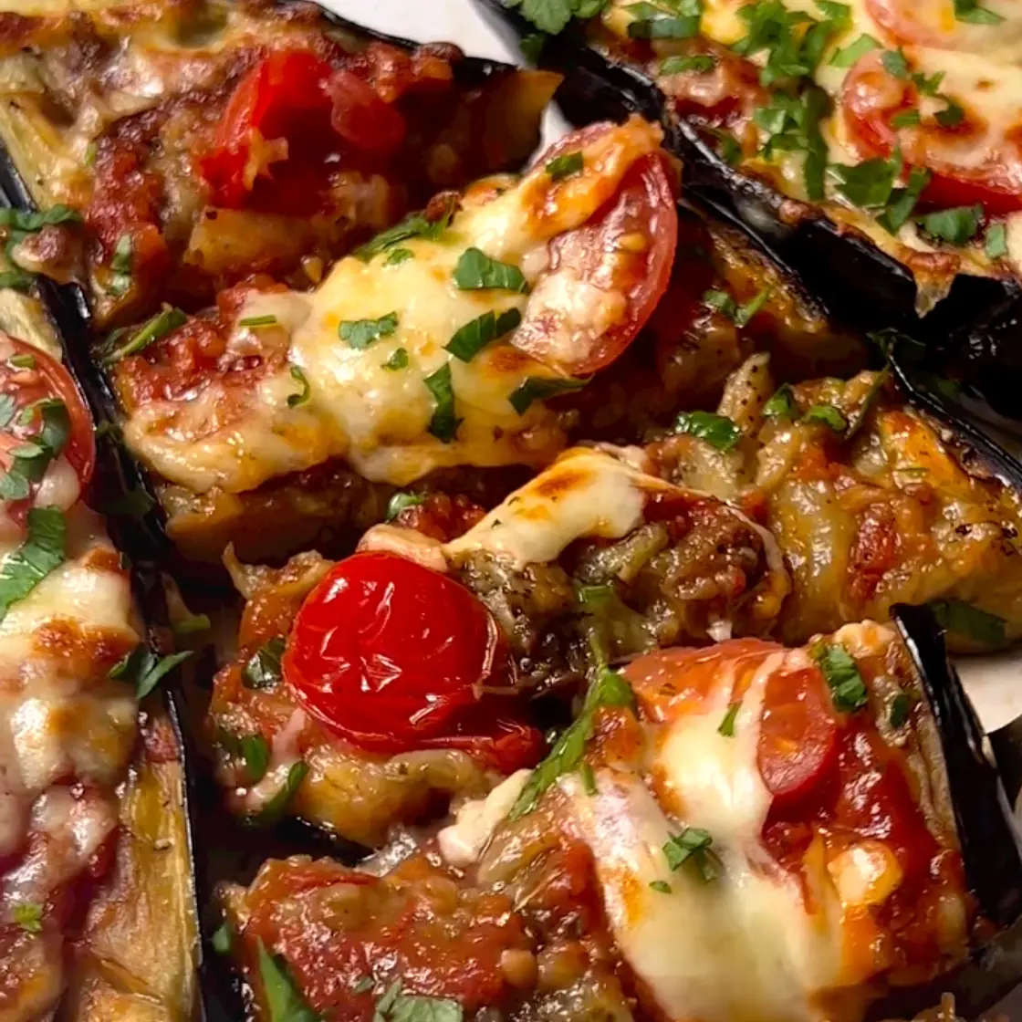 Juicy Eggplant Pizza Steaks