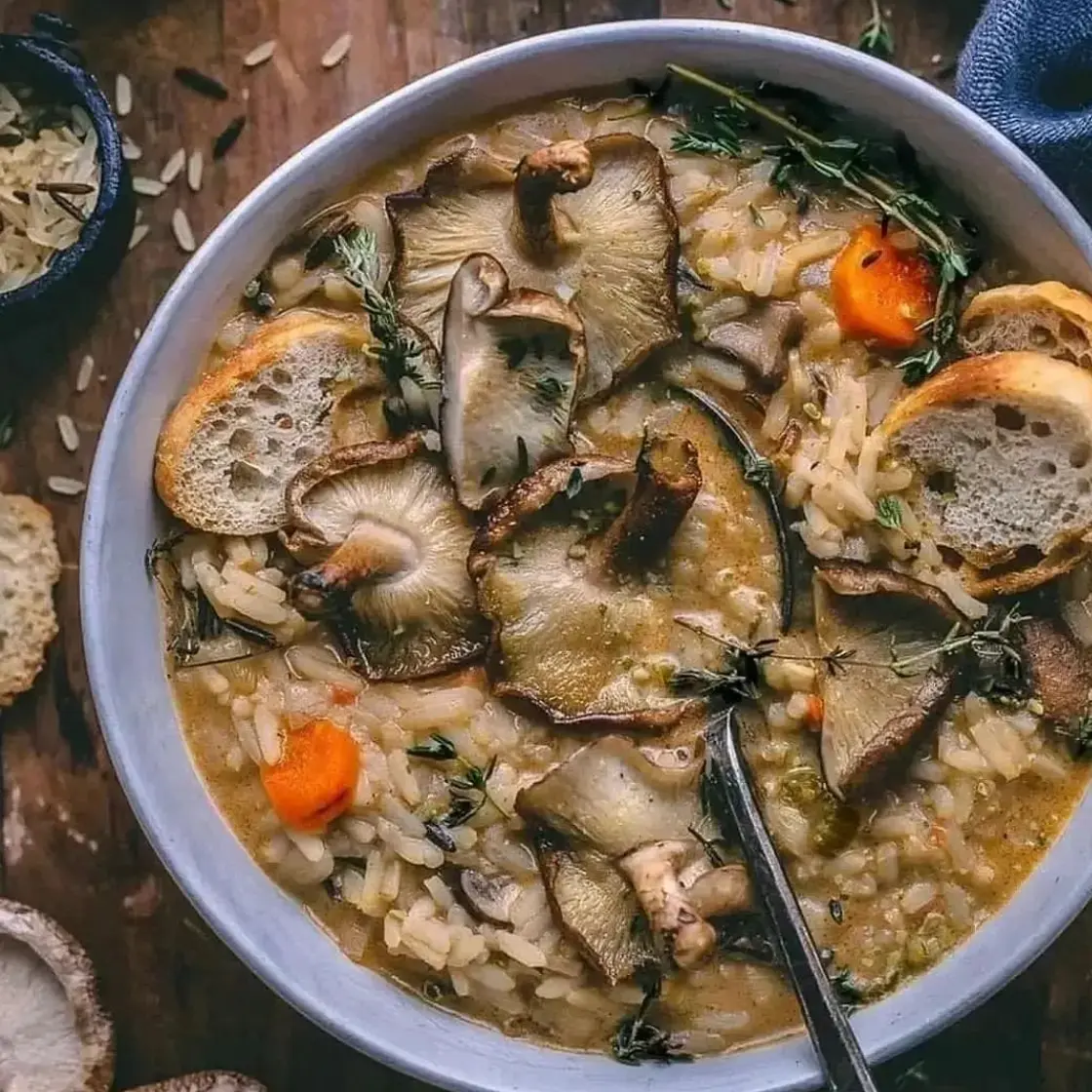 Mushroom Wild Rice Soup