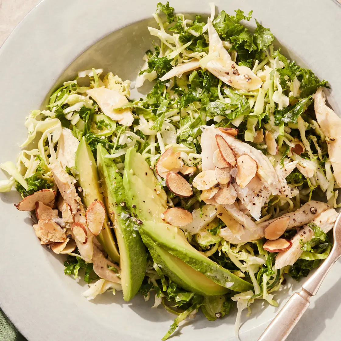 Shaved Kale and Brussels Salad