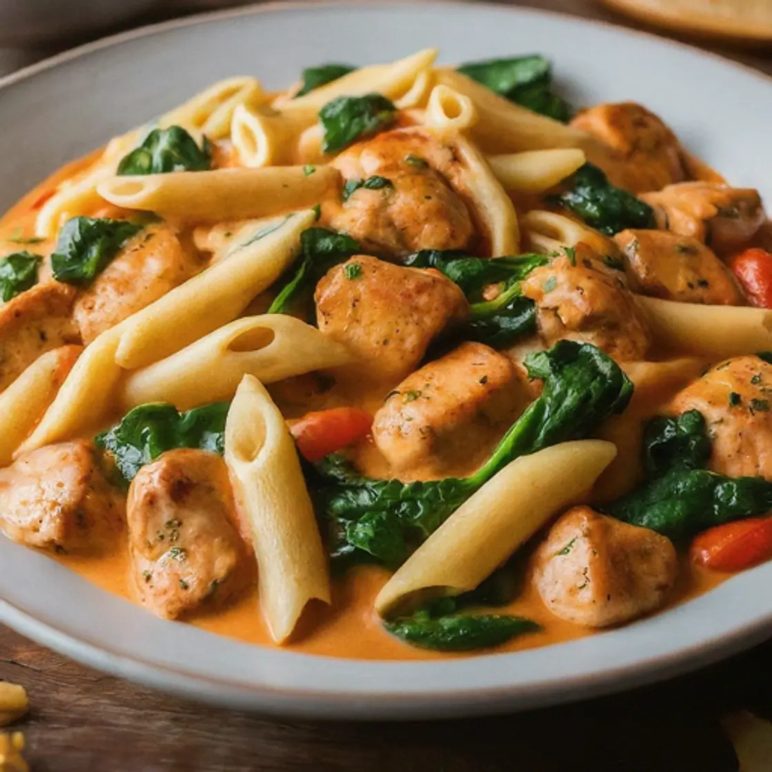Creamy Chicken Florentine Penne