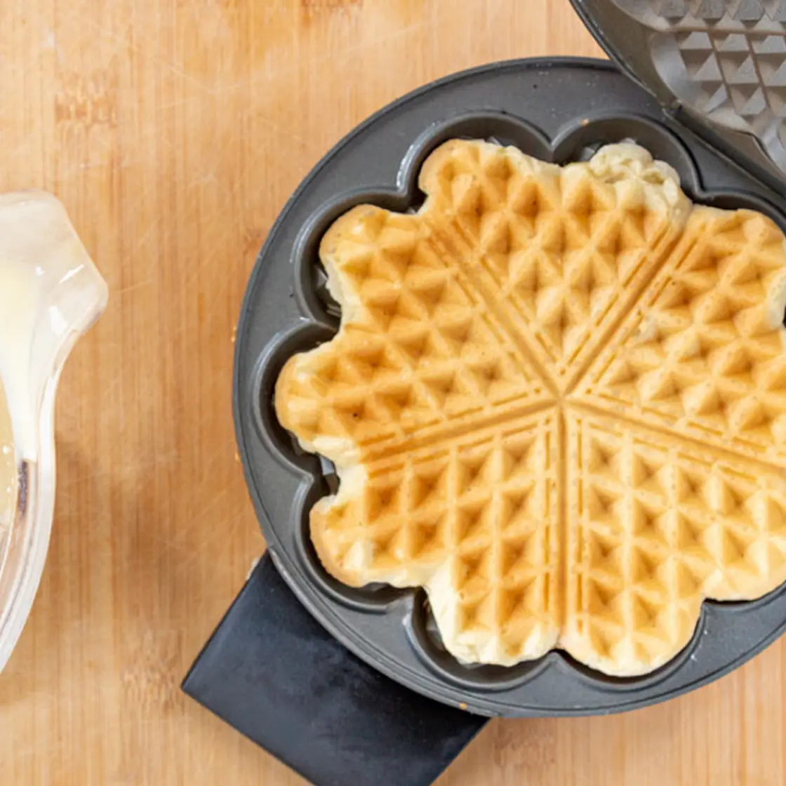 Schneller Waffelteig