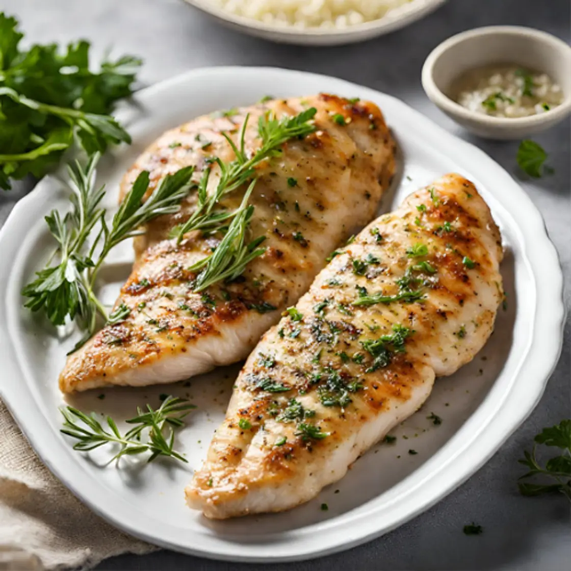 Mediterranes Knoblauch-Hähnchen