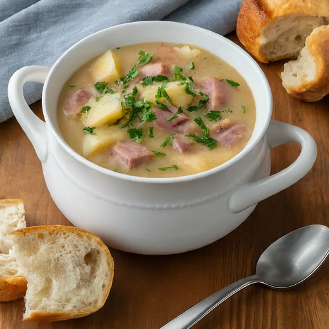 Crockpot Ham and Potato Soup