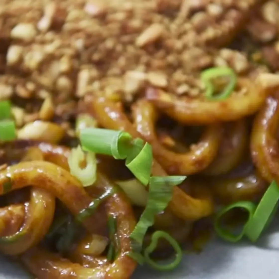 Peanut Butter Udon Noodles