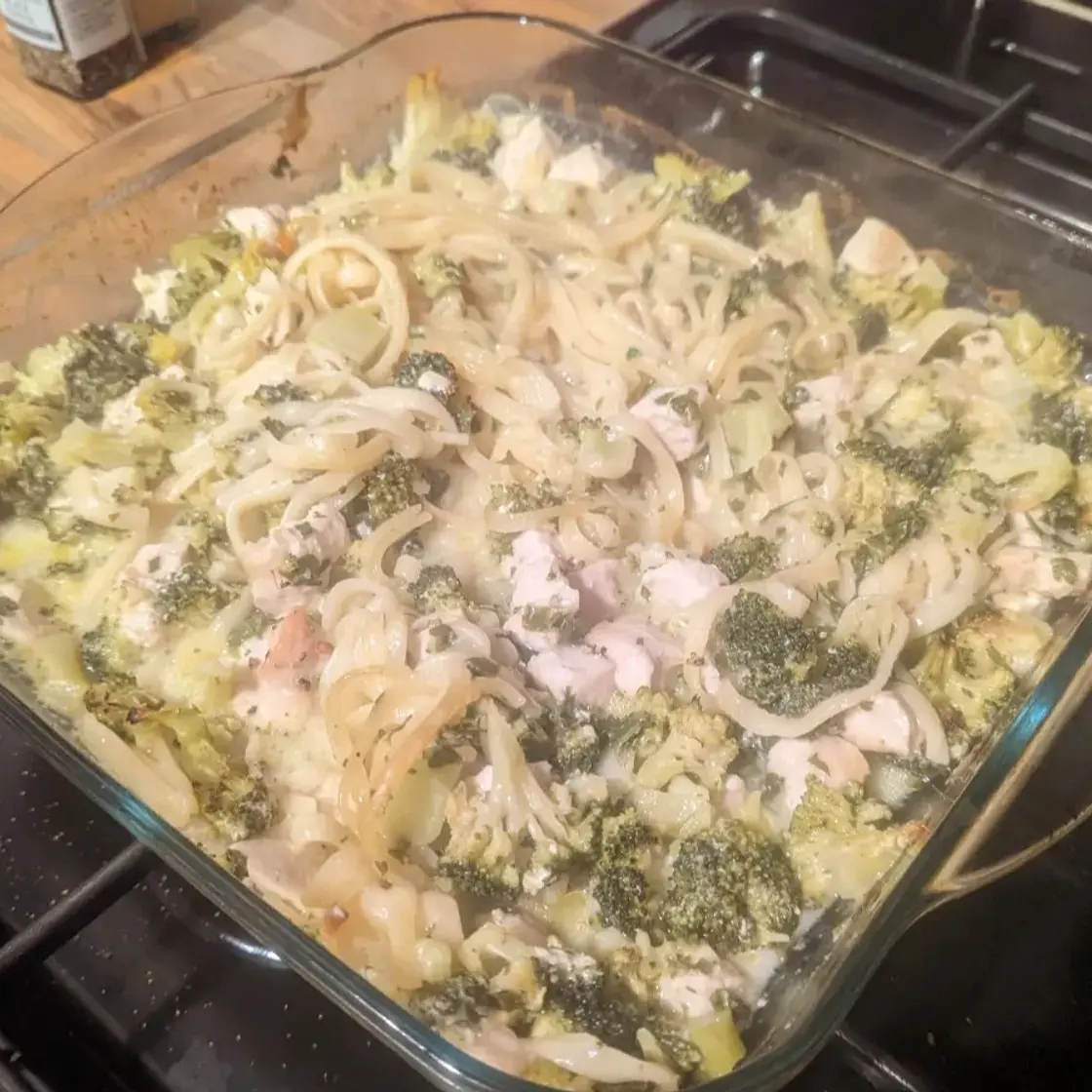 Baked Chicken Kiev Linguine