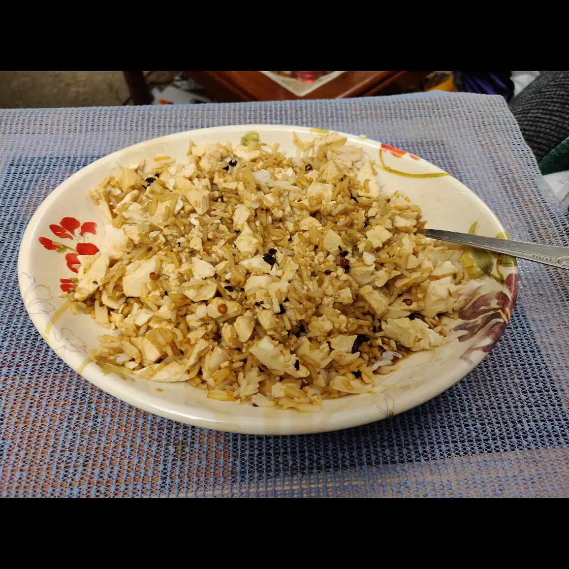 Sesame Tofu With Rice