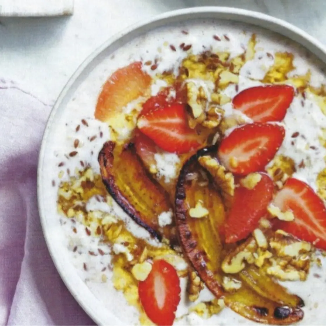 Banana bread overnight oats