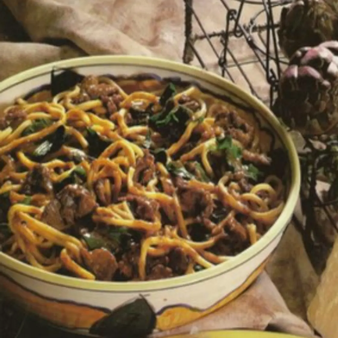 Chilli, Garlic, Lamb & Noodle Stir-Fry
