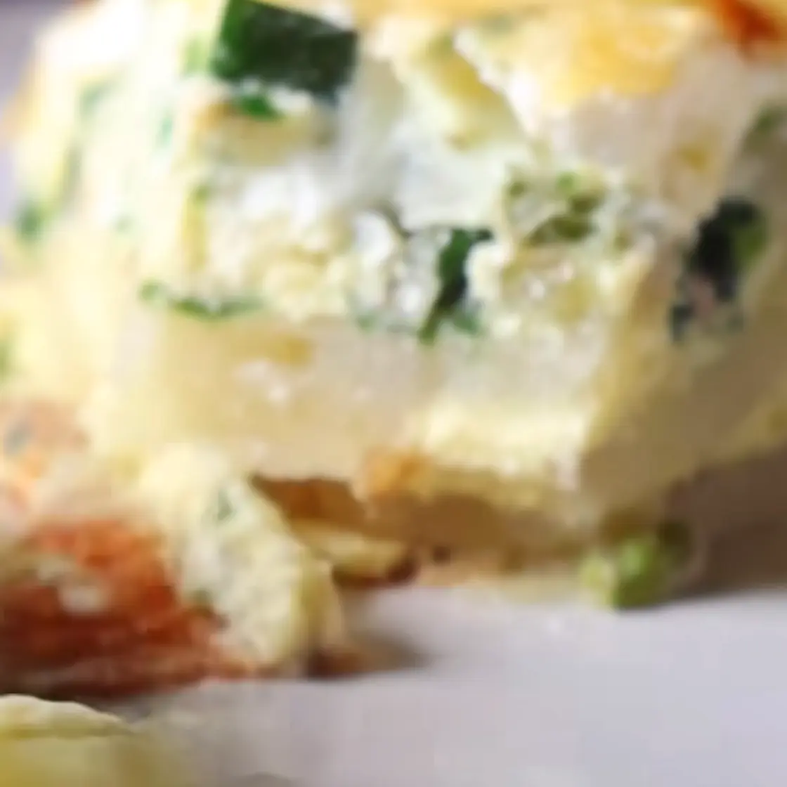 Goat Cheese Quiche with Potato Crust