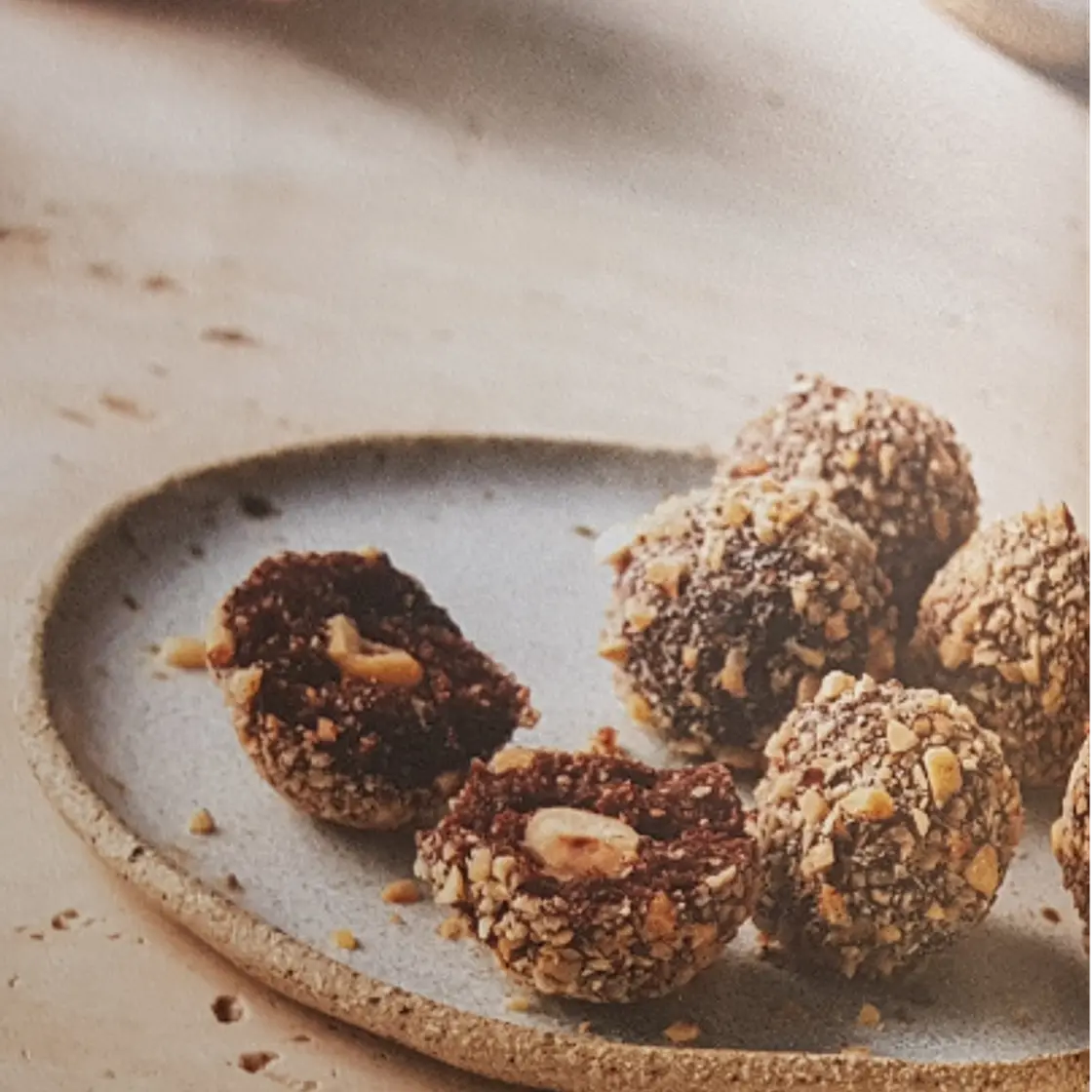 Faux-Rerro Rocher Hazelnut Bliss Balls