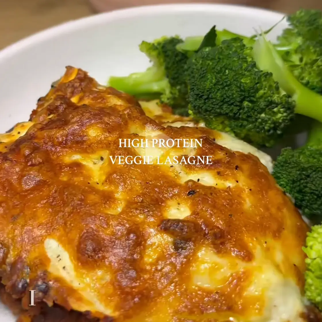 High protein veggie lasagna