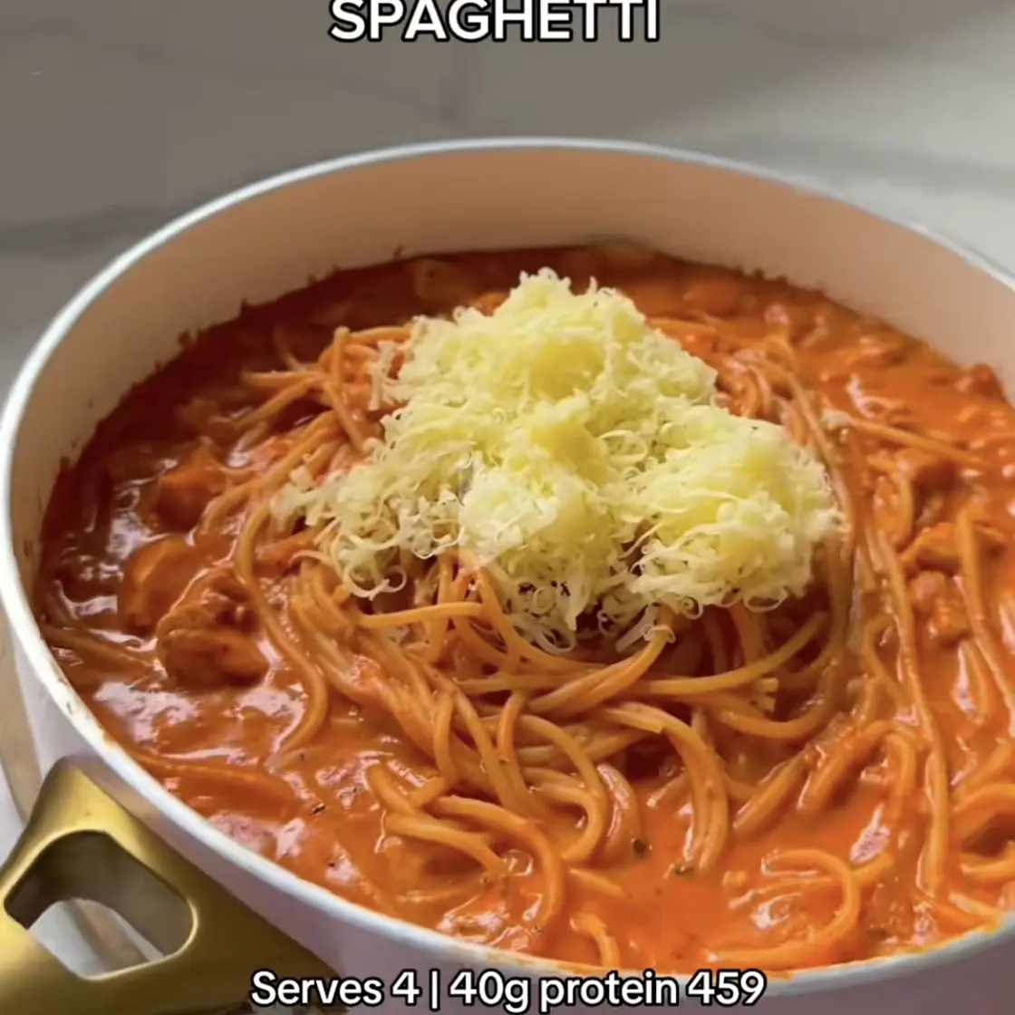 Chicken and bacon spaghetti