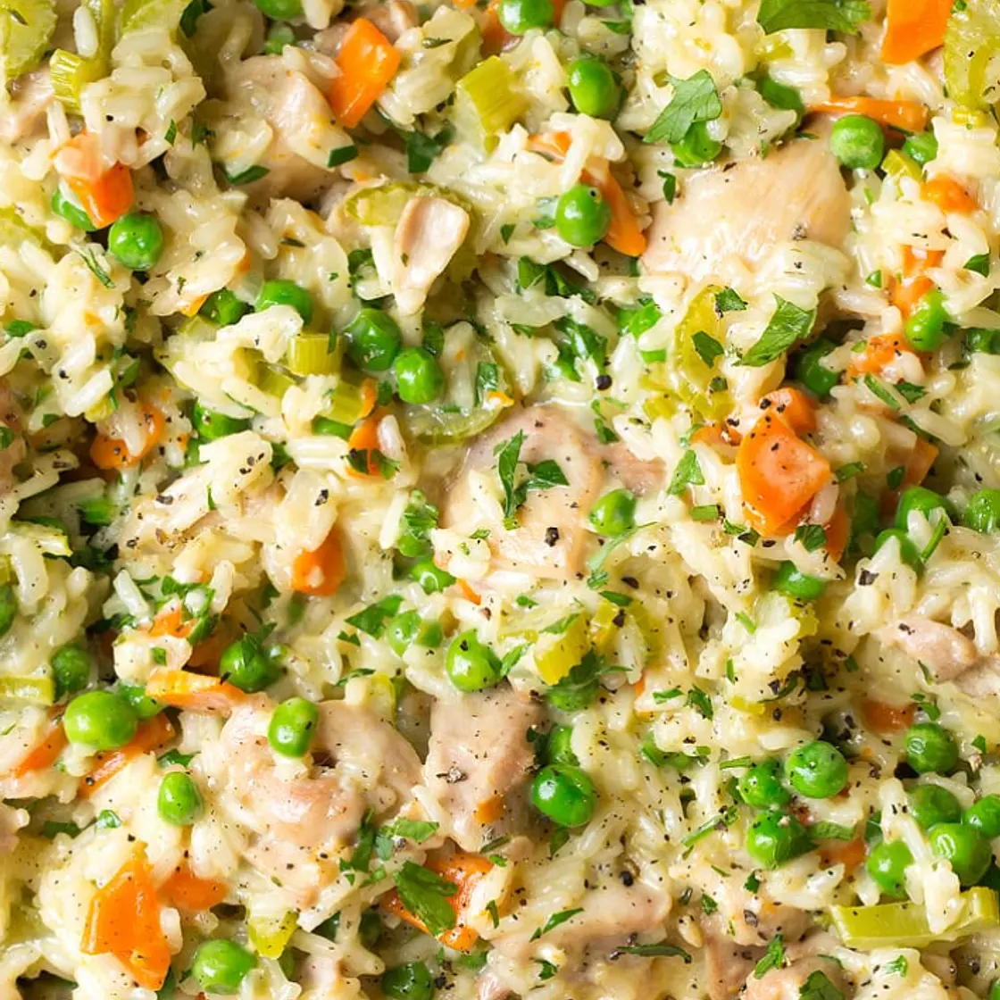 Lemon chicken and rice skillet [one pot]
