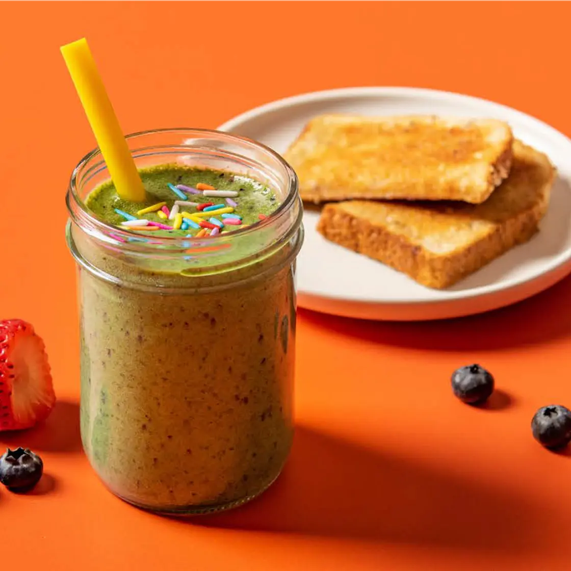 Green Strawberry Smoothie