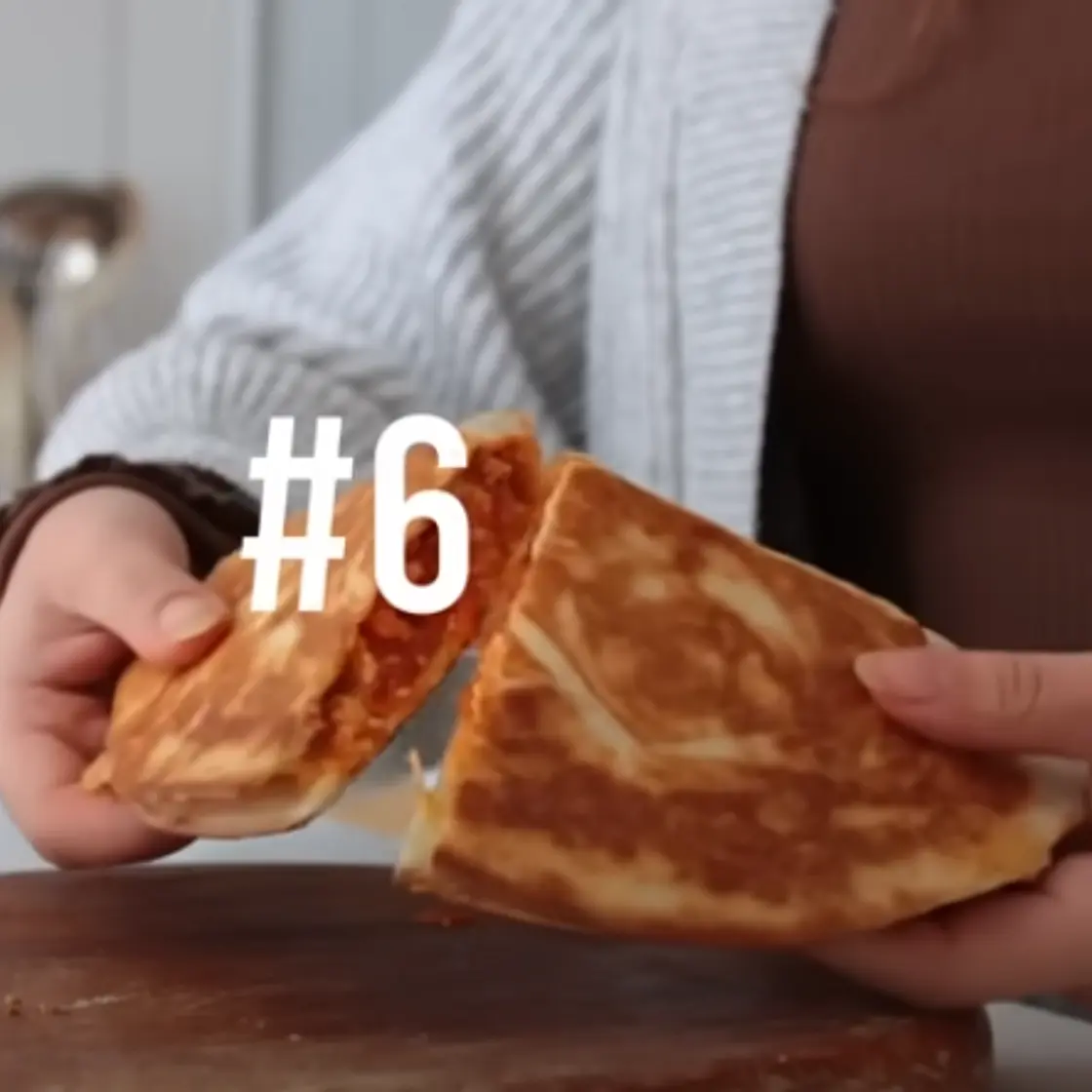 Cheesy tofu quesedilla