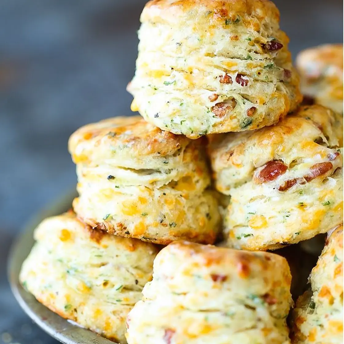 Black Pepper Cheddar Bacon Biscuits