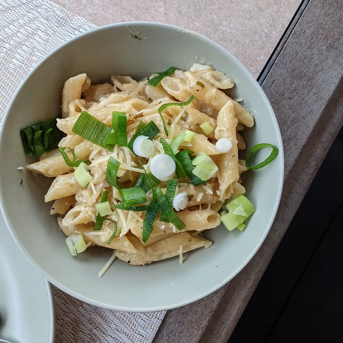 One Pot Miso Parmesan Pasta