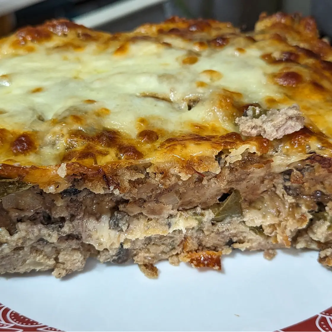 Philly Cheesesteak Meatloaf