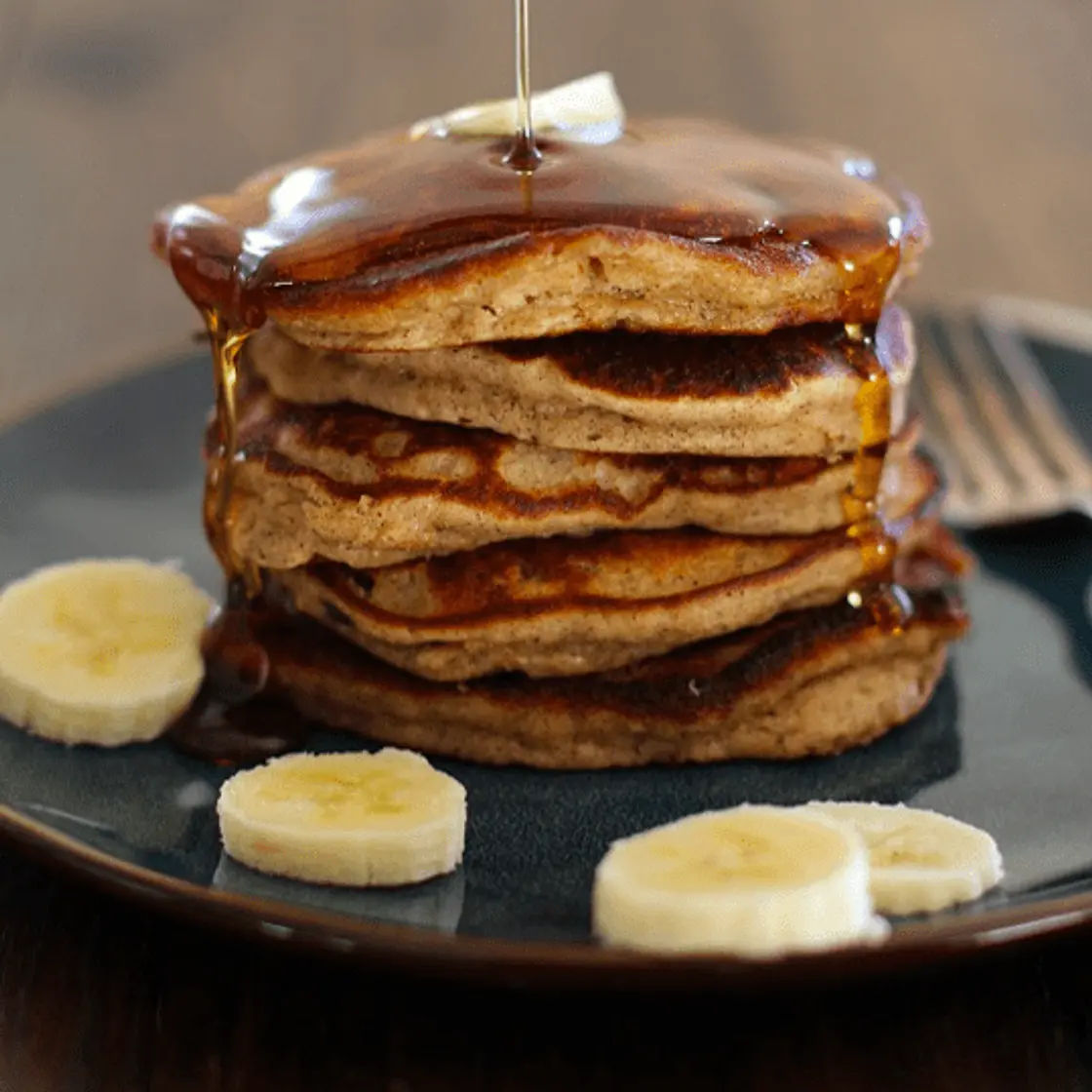 Banana Almond Pancakes