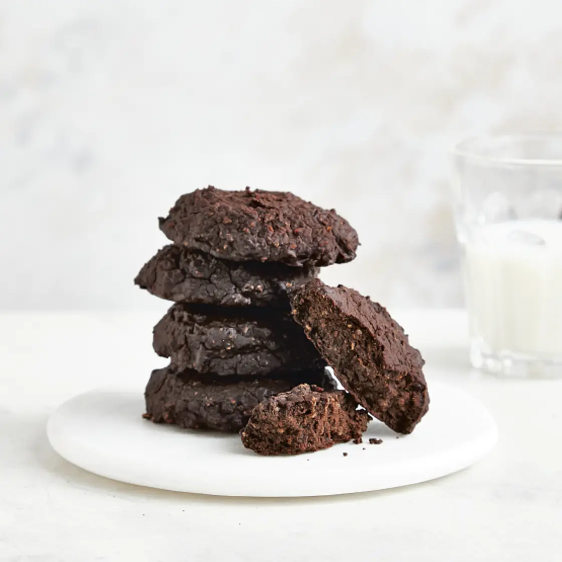 Fudgy Chocolate Black Bean Cookies