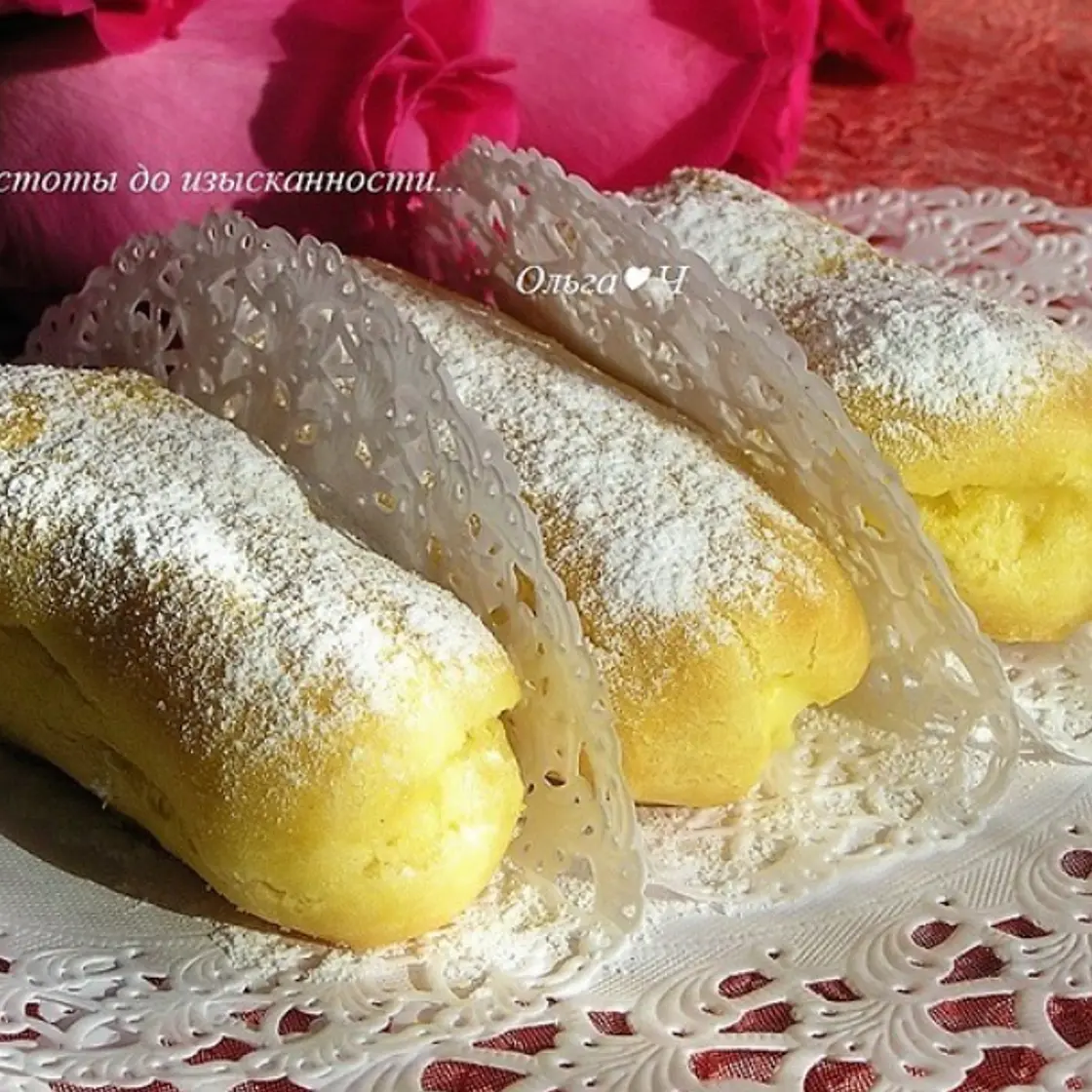 Эклеры с лимонным кремом