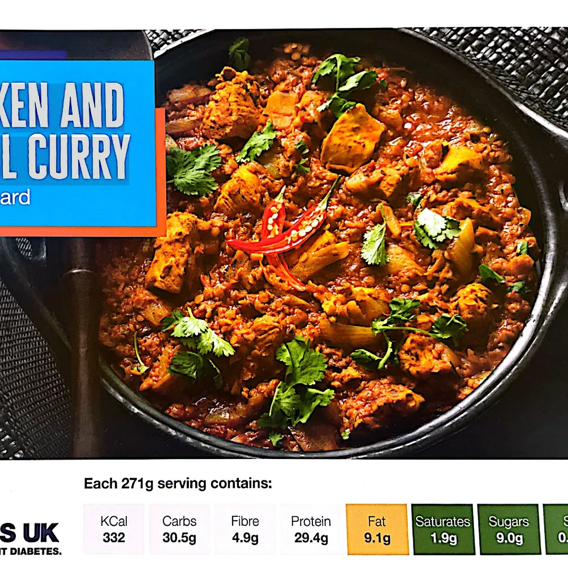 CHICKEN AND LENTIL CURRY