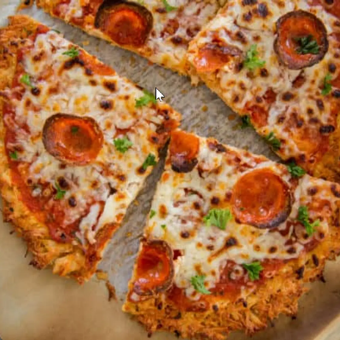 Zero carb pizza crust