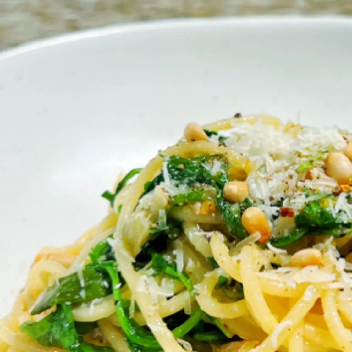Lemon & Rocket Pasta (Adapted from Gennaro Contaldo)