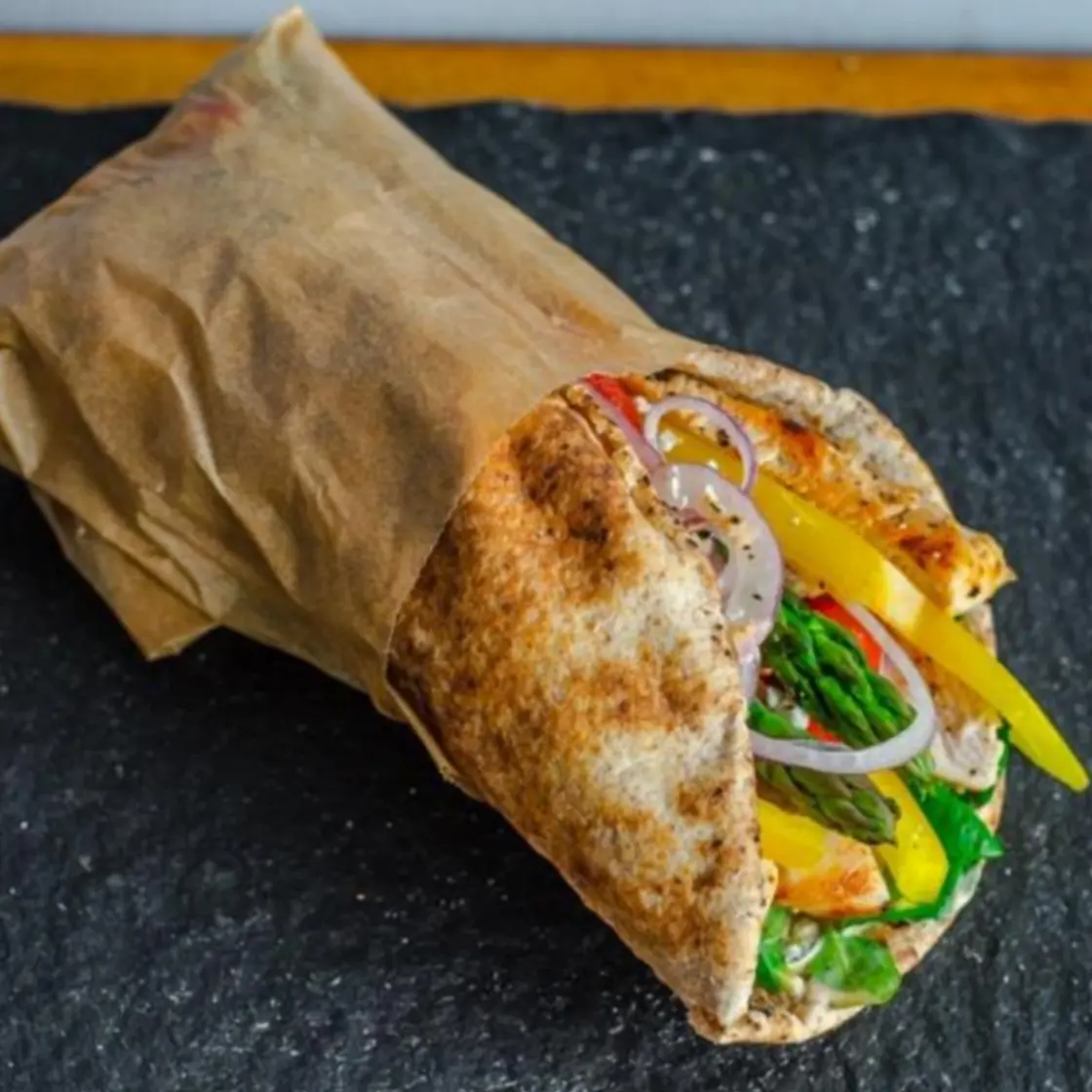Chicken and Veggie Gyro