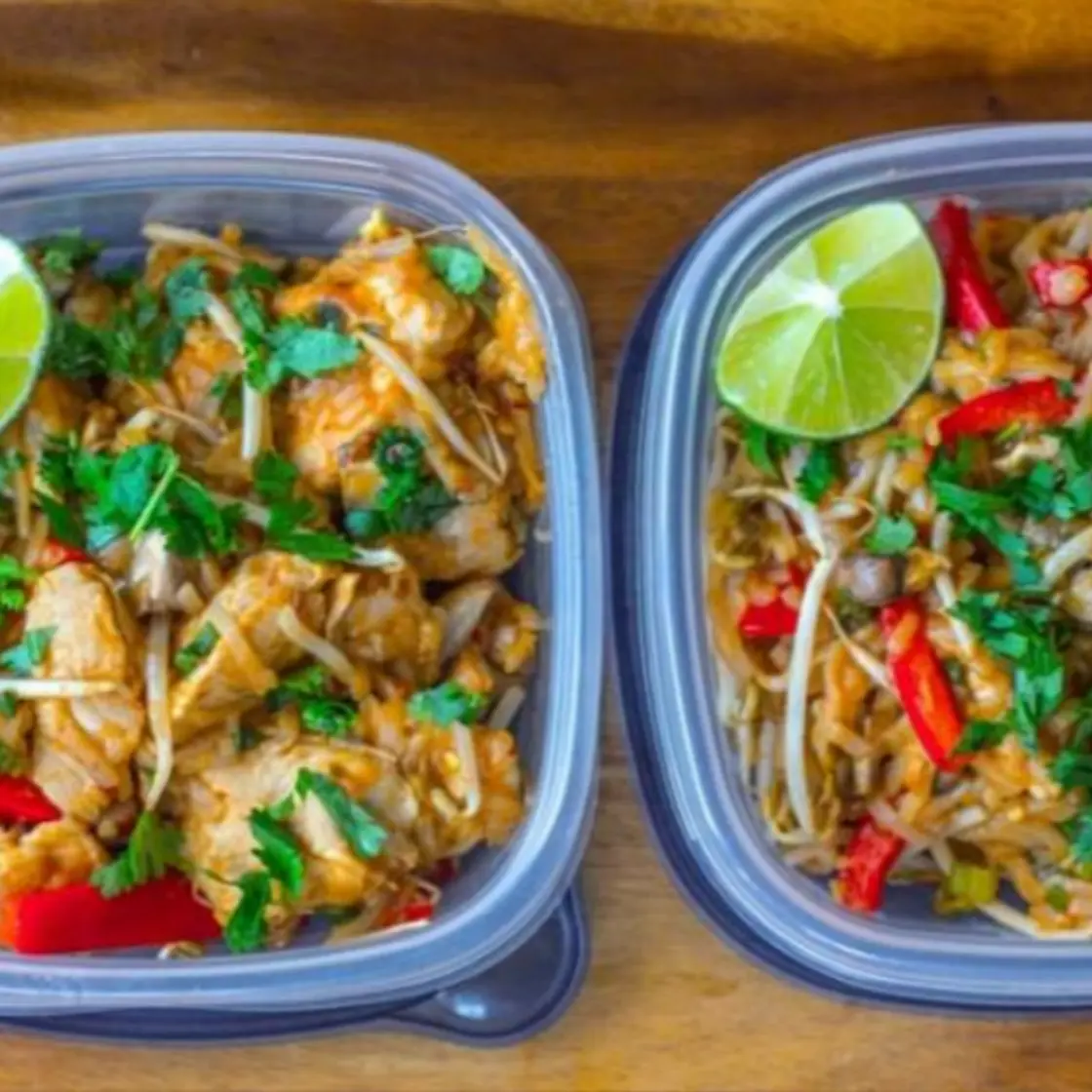 Healthy Chicken Pad Thai E