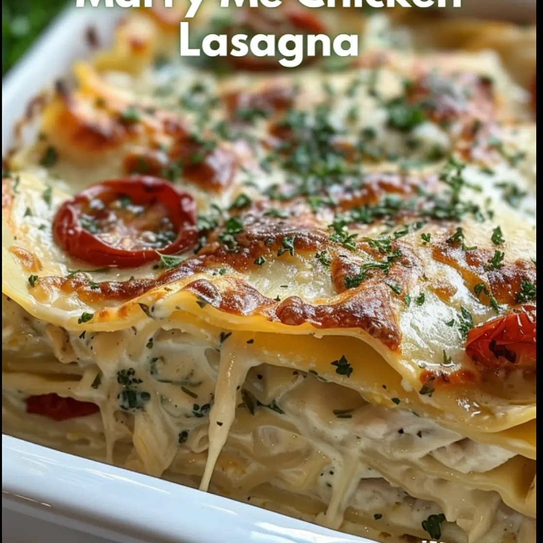 Marry Me Chicken Lasagna