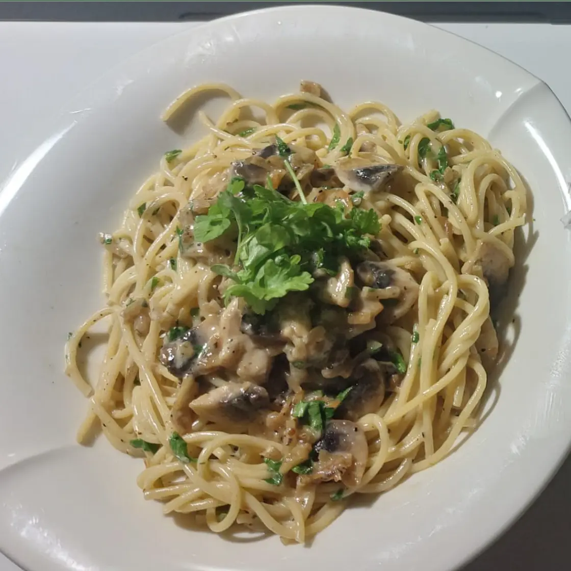 Mushroom pasta